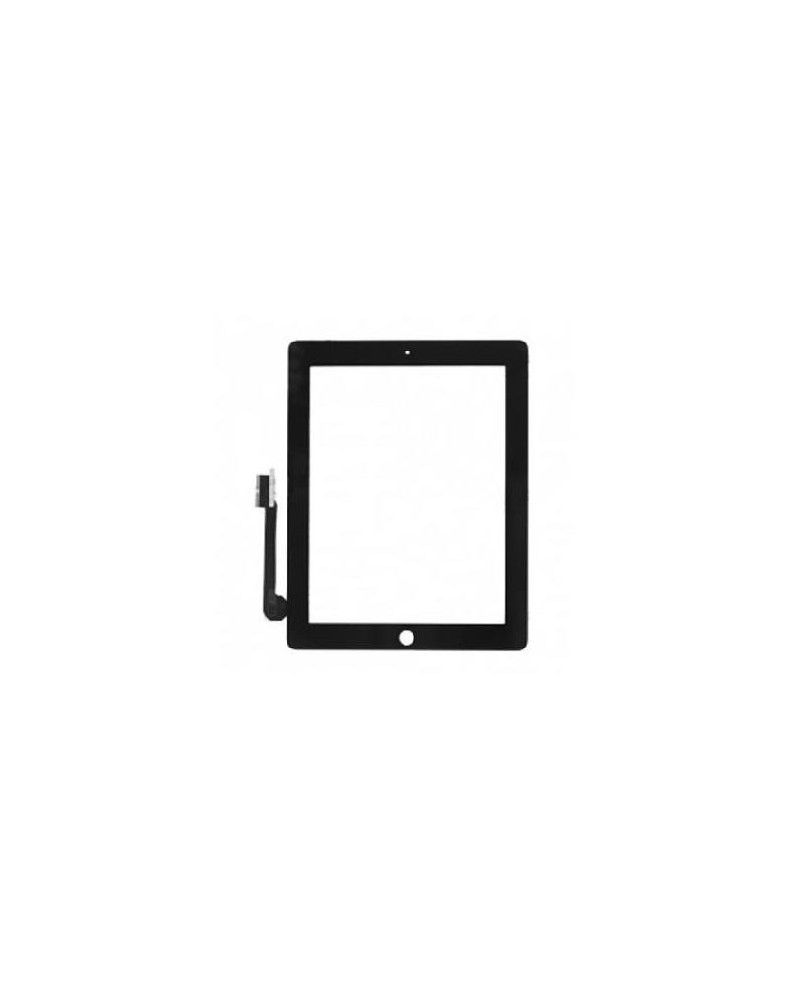 Touch Screen Digitizer Touch Screen for iPad 3 / 4 with Stickers and Home Button - Black