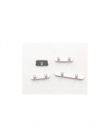 SET BOTONES BLANCOS PARA IPHONE 12 A2176 A2399 A2398 A2400 12 MINI A2172 A2403 A2402 A2404