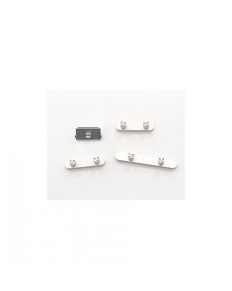 SET BOTONES BLANCOS PARA IPHONE 12 A2176 A2399 A2398 A2400 12 MINI A2172 A2403 A2402 A2404