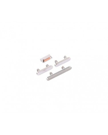 WHITE BUTTONS SET FOR IPHONE 12 PRO A2407 A2341 A2406 A2408 IPHONE 12 PRO MAX A2342 A2410 A2411 A2412