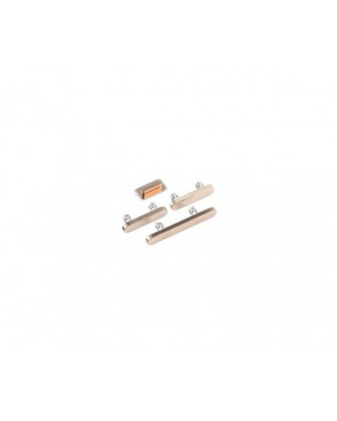 SET GOLD BUTTONS SET FOR IPHONE 12 PRO A2407 A2341 A2406 A2408 IPHONE 12 PRO MAX A2342 A2410 A2411 A2412