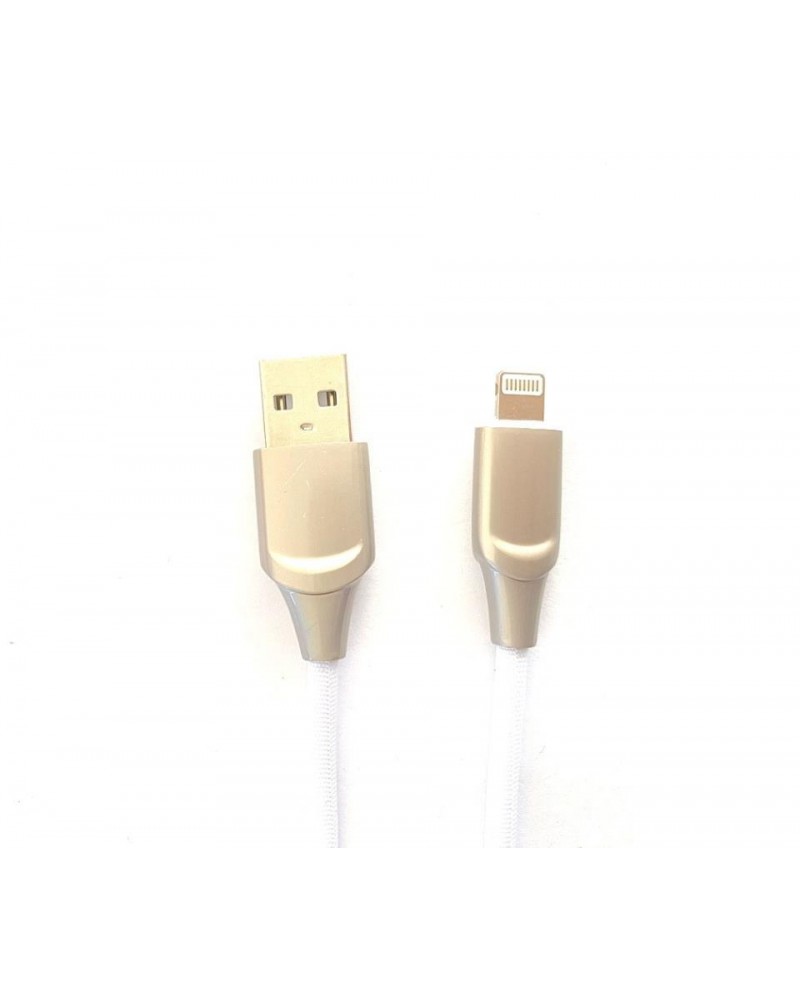 Cable USB para iPhone/ iPad de 3 Metros de Nilon Blanco