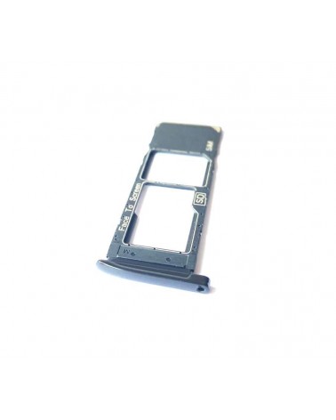 Sim Tray for Motorola G7 Plus Black single sim