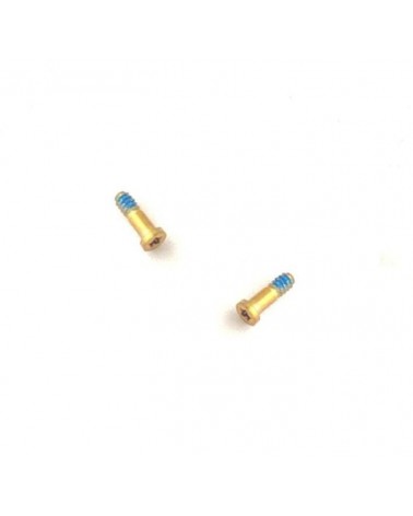 Set of 2 Bottom Screws for iPhone 6S Gold