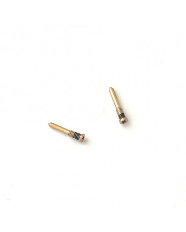 Set of 2 bottom screws for iPhone Xs Gold