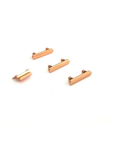 Set de Botones Laterales para Iphone 8 Plus Oro Rosa