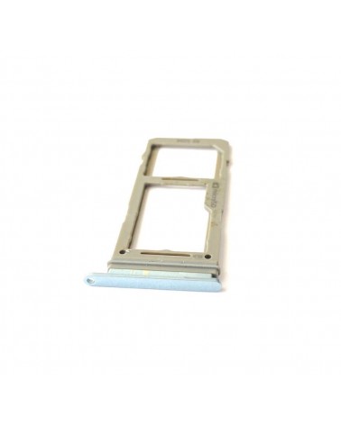 Single SIM and SD card tray for Samsung Galaxy S10e Blue