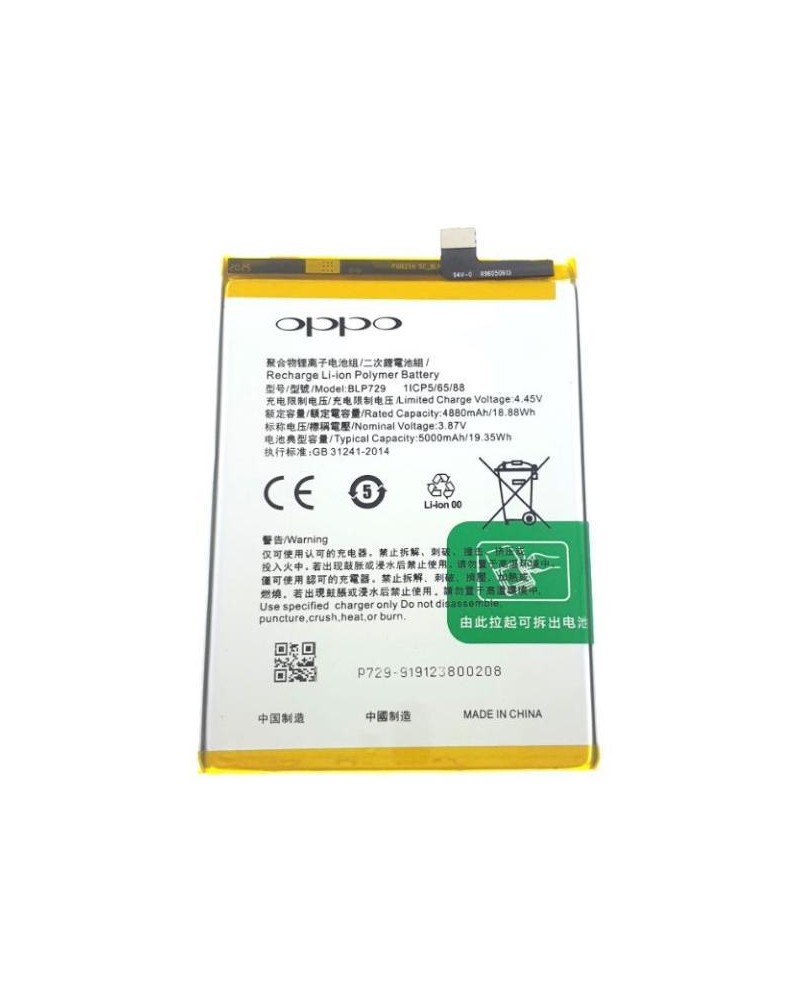 Bateria BLP729 5000mAh para Realme 5 5i C3 C11 C12 C15 Realme 6 6 Pro 6S 6i Narzo 10