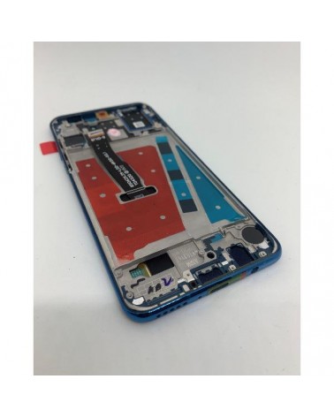 Ecrã de moldura azul para Huawei P30 Lite - Câmara 48MP