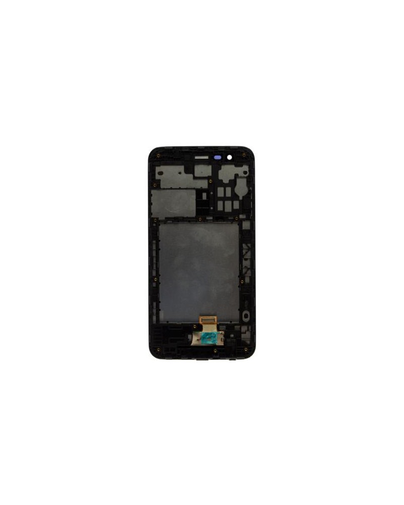 LCD and touch screen for LG K30 Black with frame