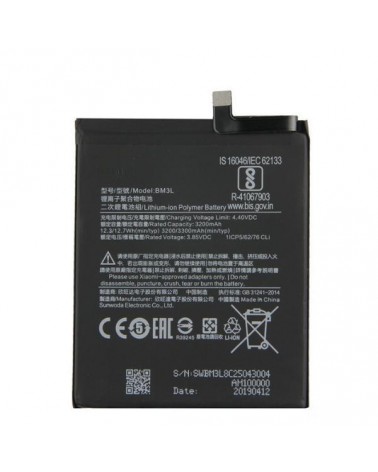 BM3L 3300mAh Battery for Xiaomi Mi 9 Redmi 9 Redmi 9A Redmi Note 9