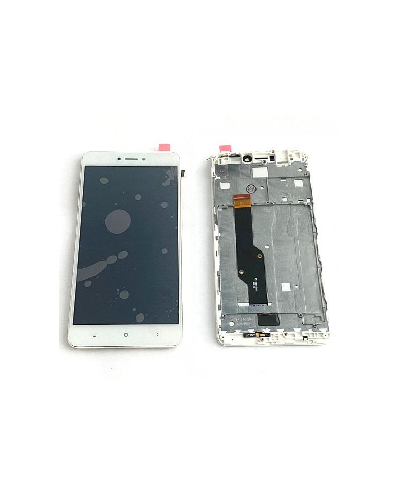 Ecrã tátil LCD com moldura para Xiaomi Redmi Note 4x - Branco