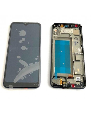 LCD screen with black frame for LG K50 Q60 - Black Dual Sim