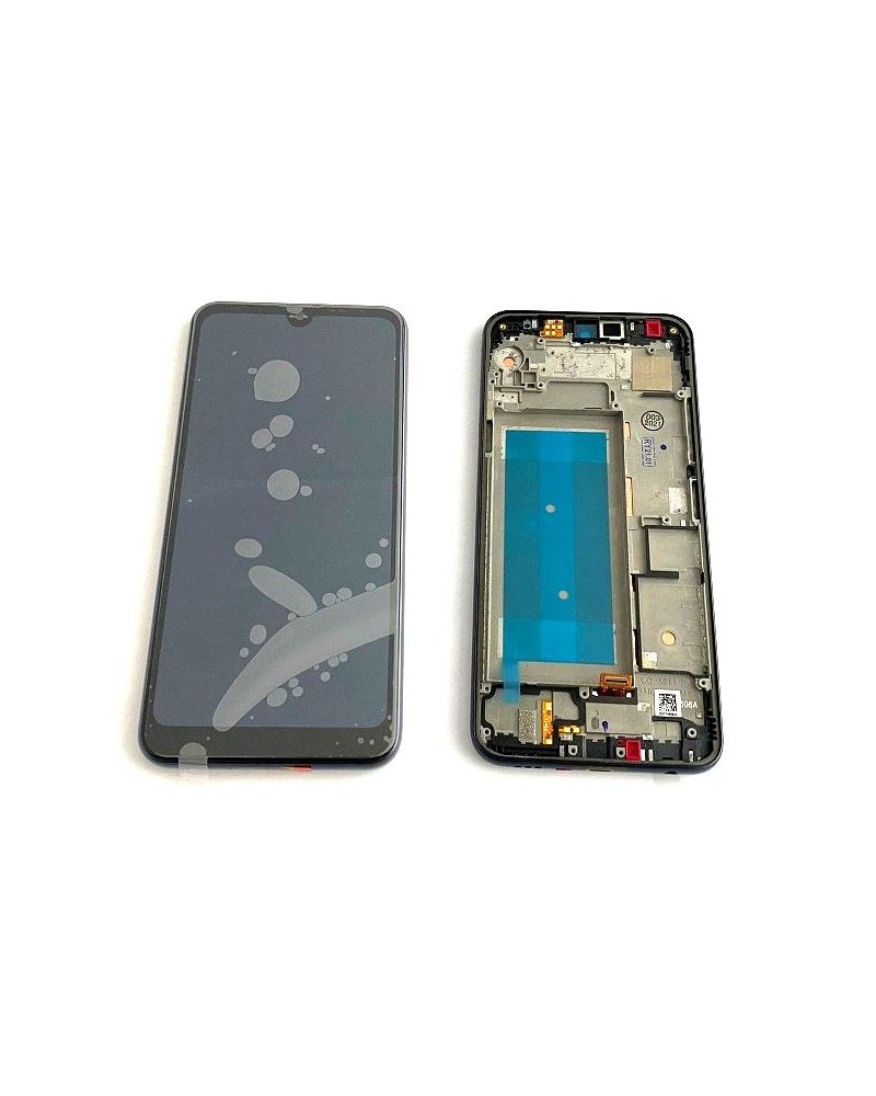 LCD screen with black frame for LG K50 Q60 - Black Dual Sim