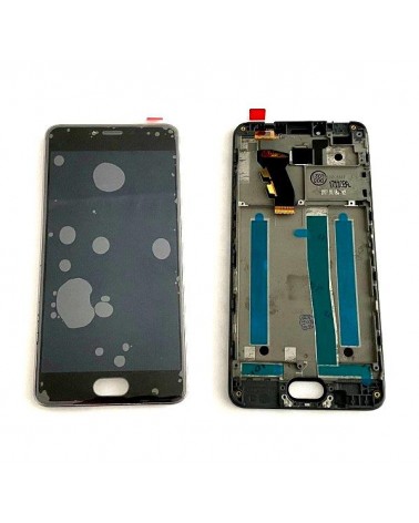 Pantalla Lcd display   Tactil con marco para Meizu M3s Negra