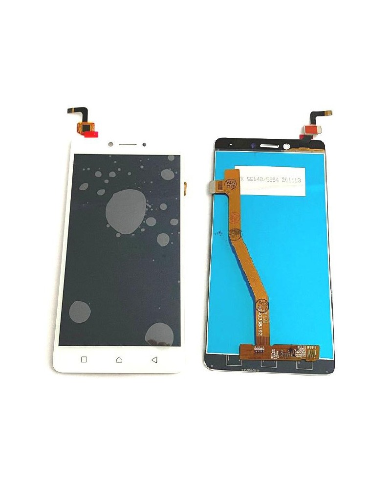 Ecrã tátil LCD para Lenovo K6 Note Branco