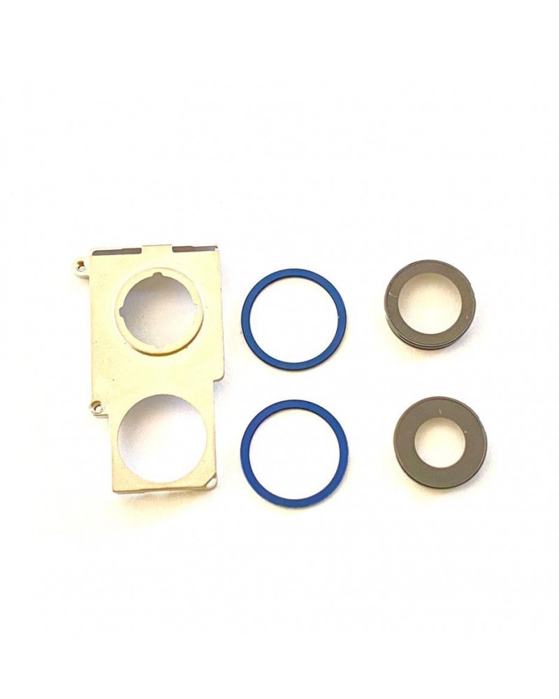 iPhone 12 12 Mini Lens and Lens Trim Set - Blue