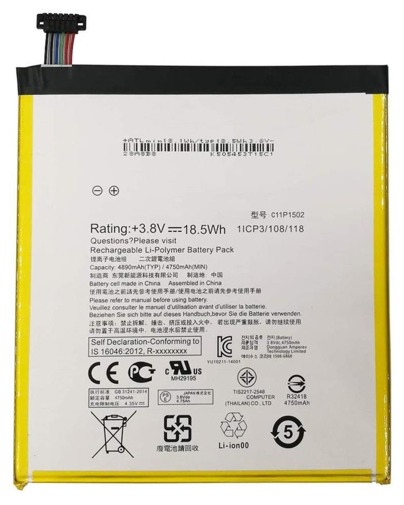 Asus Zenpad 10 P023 Z300C Z300CL Z300c Z300c Z300c Z300c P01T Battery C11P1502