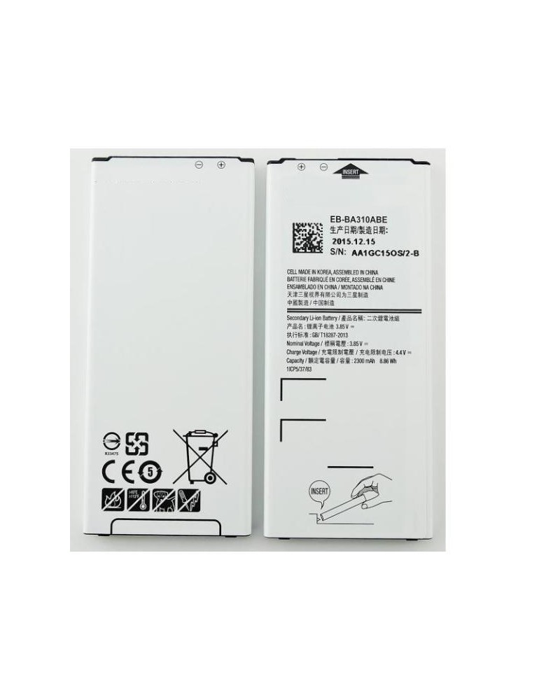 Bateria de 2300mAh EB-BA310ABE para Samsung SM-A310F Galaxy A3 2016