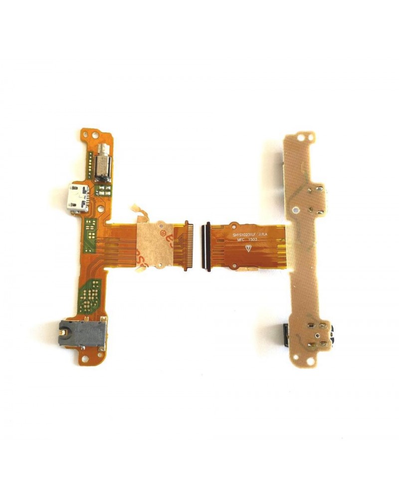 Conector de carregamento flexível e tomada de áudio para Huawei Mediapad S10-231 S10-233