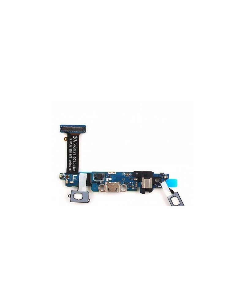 Conector de carregamento micro USB flexível para Samsung Galaxy S6 SM-G920F