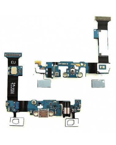 Flex Charging Connector MIcro Usb & Audio Jack for Samsung Galaxy S6 Edge Plus SM-G928F