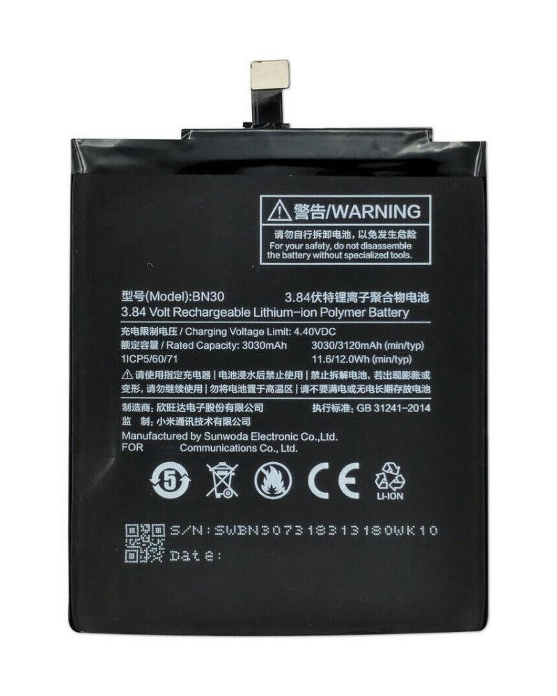 3120mAh BN30 Battery for Xiaomi Redmi 4A