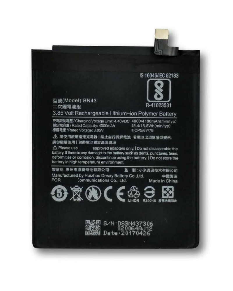 Battery BN43 for Xiaomi Redmi Note 4x Redmi Note Global Version