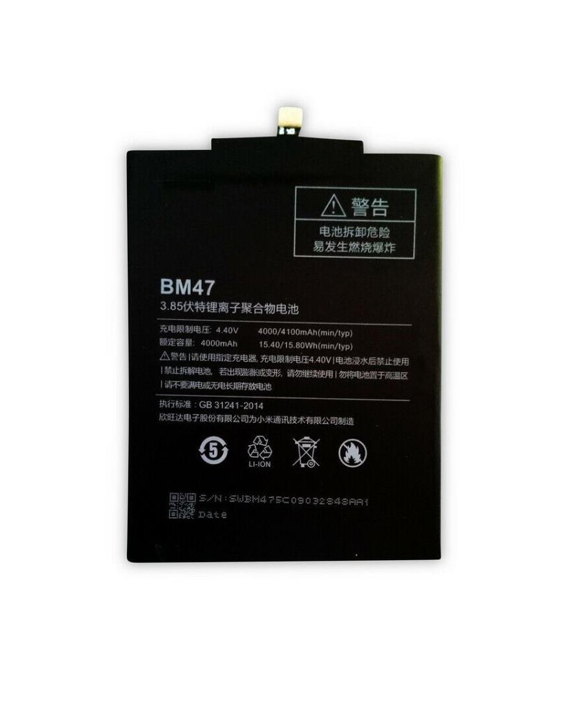 BM47 Battery for Xiaomi Redmi 3 / 3s / 3 Pro Redmi 4X