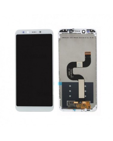 Pantalla LCD y Tactil con Marco para Xiaomi MI6x Mi 6x  MiA2 Mi A2-  Blanca