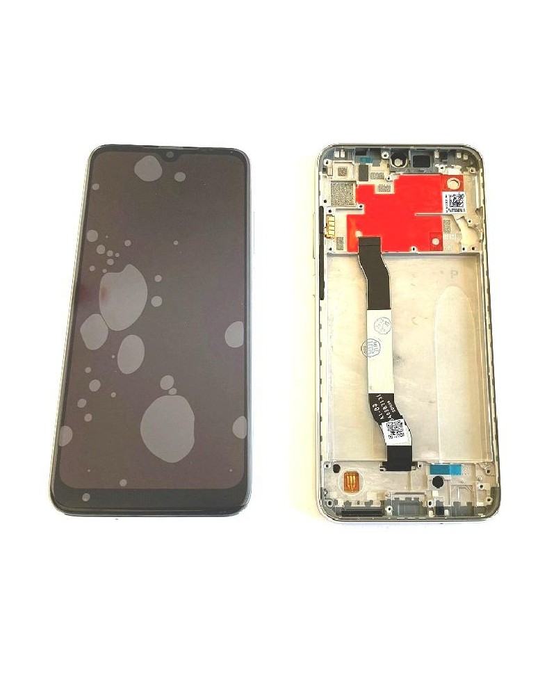 LCD and Touch screen with silver frame for Xiaomi Redmi Note 8T