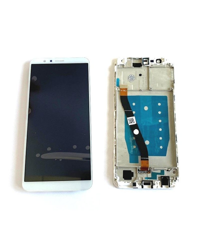 Pantalla LCD y Tactil con Marco para Huawei Honor 7x Blanca