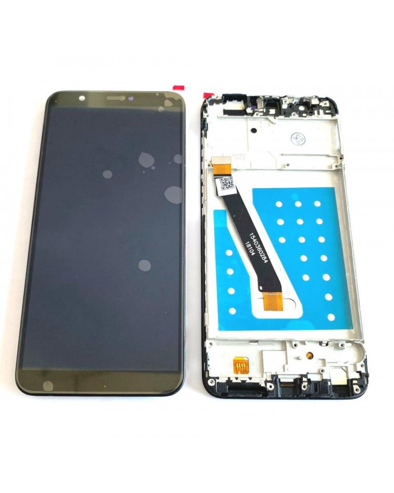 LCD and Touch Screen with Frame for Huawei P Smart - Black