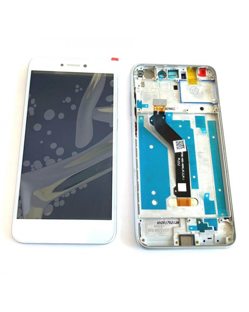 LCD and Touch Screen with Frame for Huawei P8 Lite 2017 White