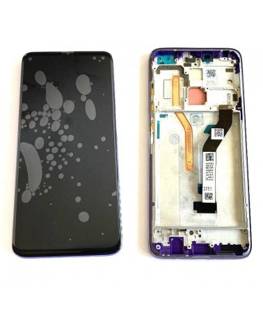 LCD and Touch Screen with Lilac Frame for Xiaomi Redmi K30 Poco X2