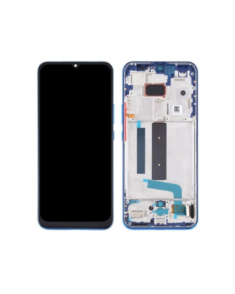 LCD e ecrã tátil com moldura azul para Xiaomi Mi 10T Lite 5G