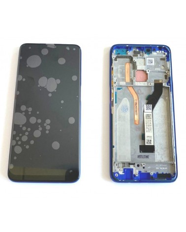 LCD and Touch Screen with Blue Frame for Xiaomi Redmi K30 Poco X2