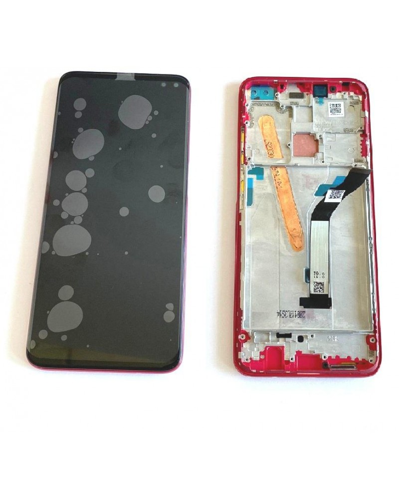 LCD and Touch Screen with Red Frame for Xiaomi Redmi K30 Poco X2 5G