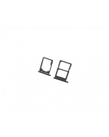 Dual SIM and SD Card Holder for Nokia 5 1 - Black