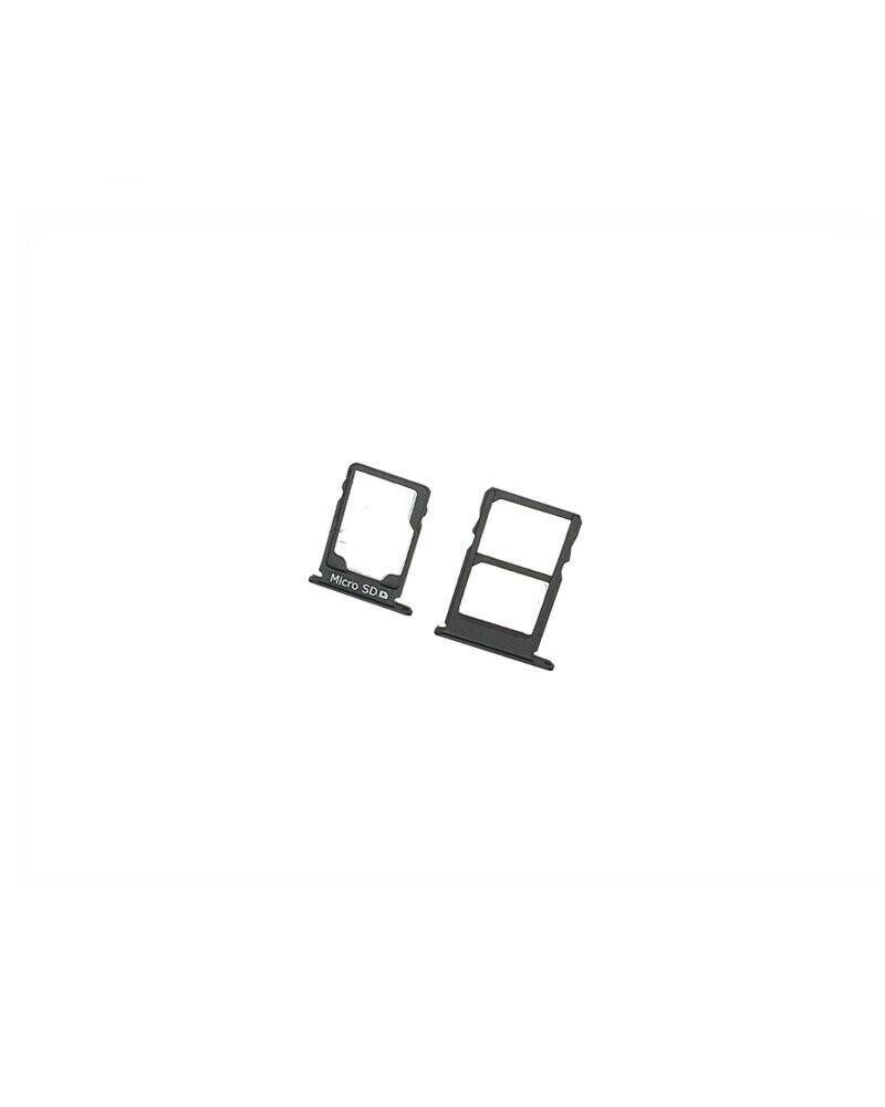 Dual SIM and SD Card Holder for Nokia 5 1 - Black