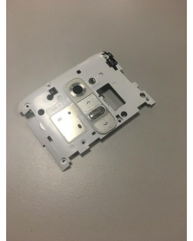 Cubierta de Camara para LG D802 Optimus G2 Blanca