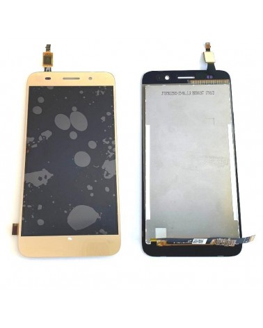 Pantalla LCD y Tactil para Huawei Y3 2017 Dorada