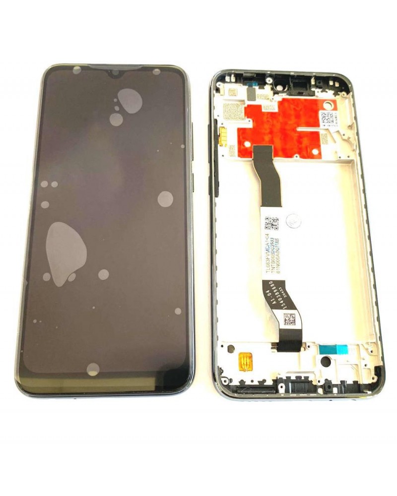 LCD e ecrã tátil com moldura preta para Xiaomi Redmi Note 8T