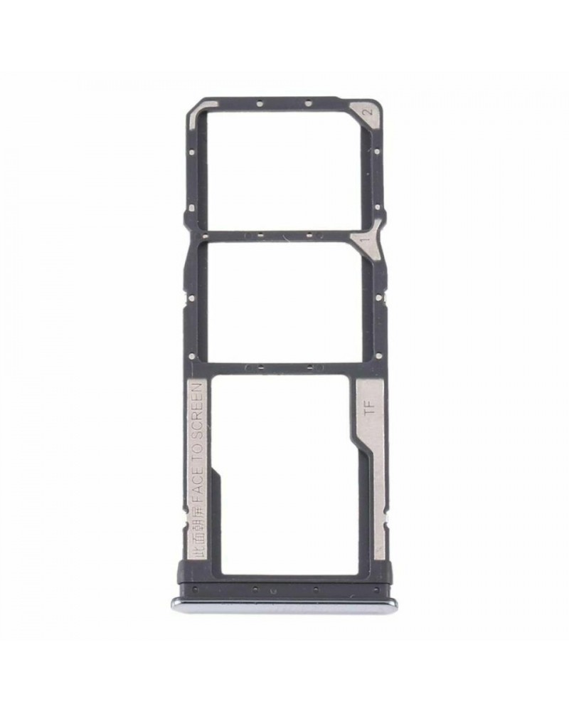 Sim Tray or Sim Holder for Xiaomi Redmi Note 8T - Silver