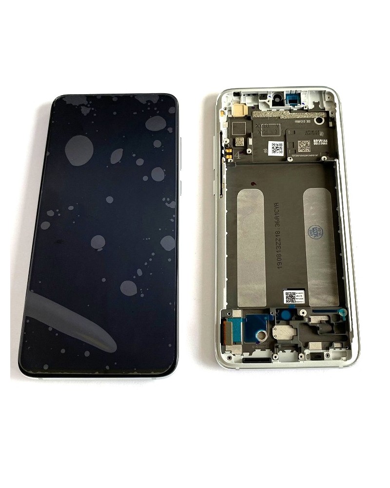 LCD screen with silver frame for Xiaomi Mi 9 lite, CC9