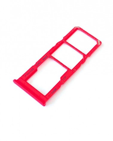 Dual Sim Tray or Holder for Samsung Galaxy A12 A125 - Red