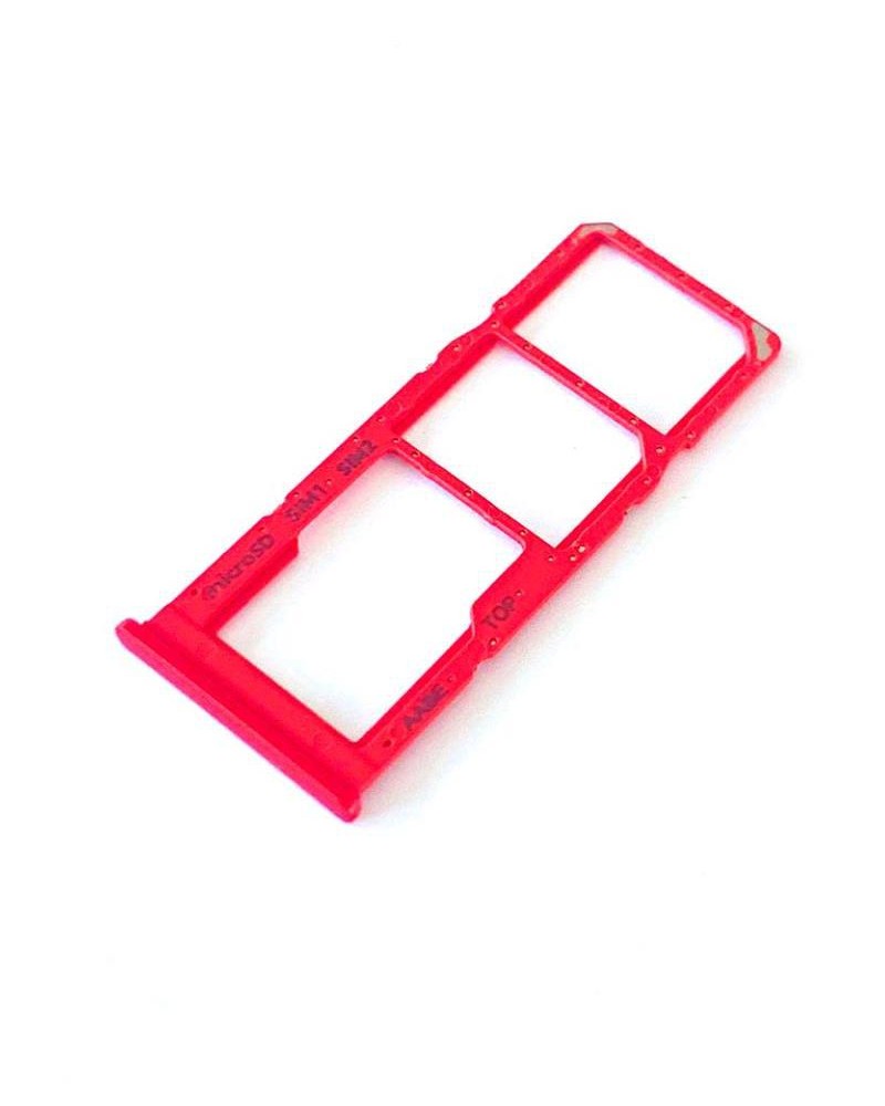 Dual Sim Tray or Holder for Samsung Galaxy A12 A125 - Red