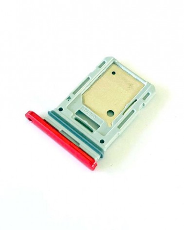 Dual Sim and SD Holder for Samsung Galaxy S20 Lite S20 FE SM-G780F SM-G780F - Red