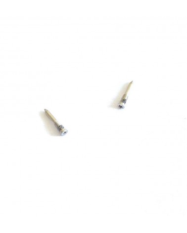 Set 2 Bottom Screws for Iphone 12 Pro Max - Silver
