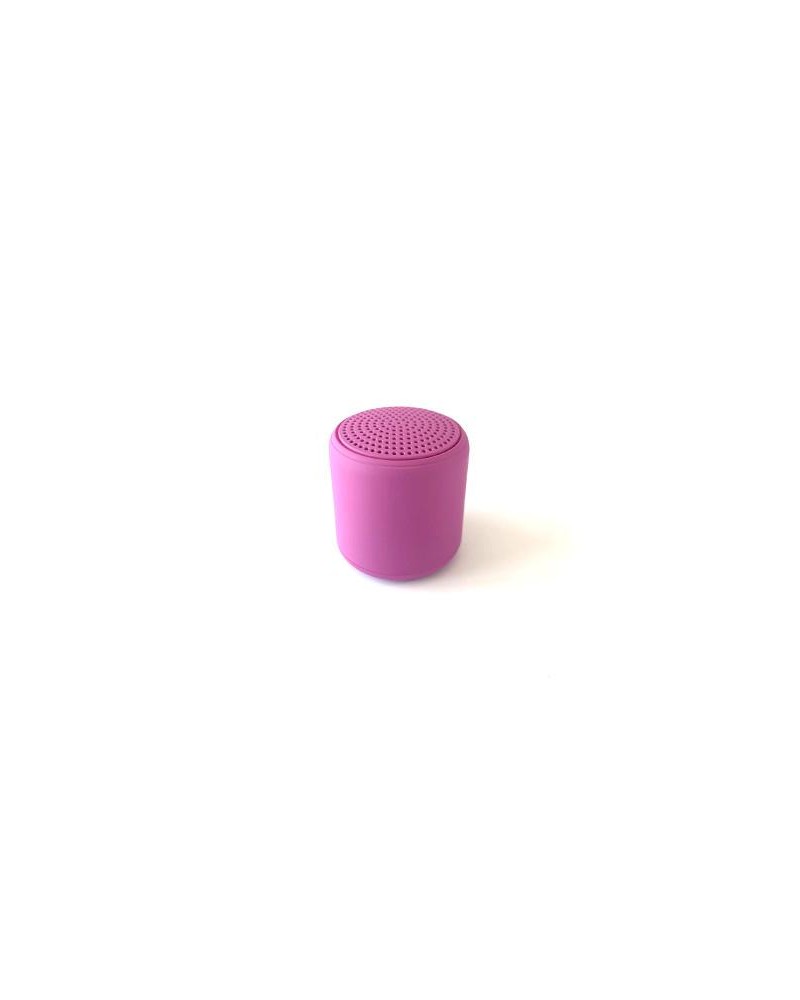 Lilac Mini Wireless Cylindrical Speaker with USB Charge